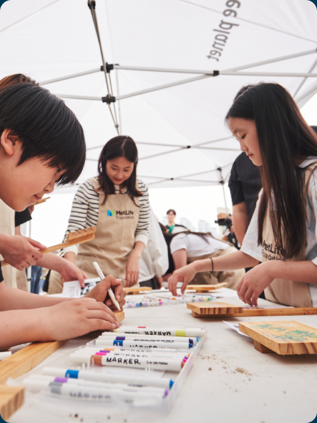 MetLife School Forest Established in Korea